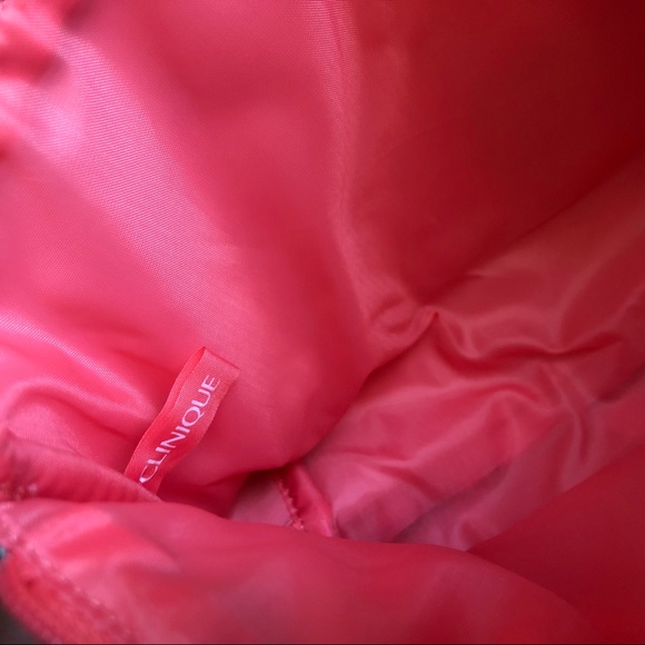 Clinique Yellow Pink Orange Floral Makeup Bags - Picture 9 of 13